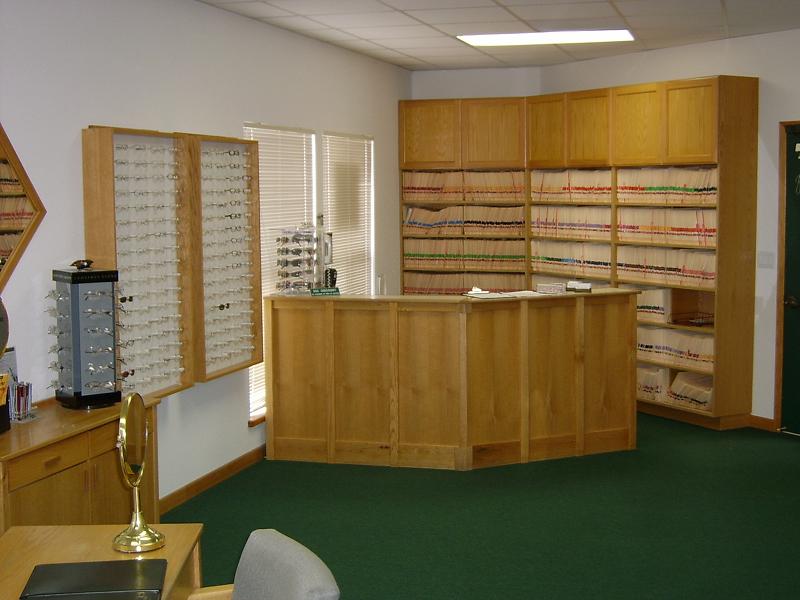 McKinleyville Optometric reception desk